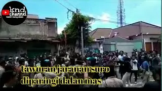 tawuran jaranan suro diparingi dalan mas