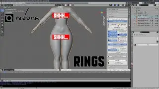 Bento Buddy - Rigging / Skinning Rings on eBody Reborn for Second Life