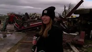 Rachael Perry Reports From Evansville After Tornado Damage