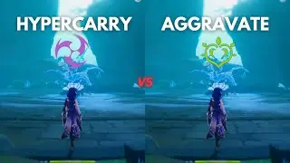 F2P : Raiden Aggravate vs Hypercarry !! is Nahida Aggravate worth??