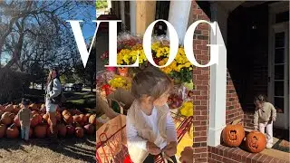 A WEEK IN MY LIFE!! fall shopping + going to an influencer event + pumpkin patch + carving pumpkins!