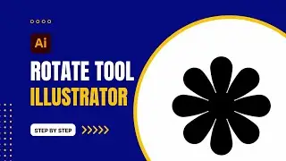 🔵🔴 How to Use the Rotate Tool in Illustrator 🔴🔵