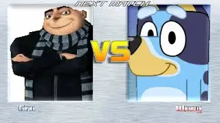 M.U.G.E.N BATTLES | Gru vs Bluey | Despicable Me vs Bluey