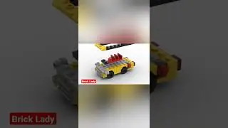 🚌💛Построй Школьный желтый автобус из лего. #shorts #tutorial #lego #bus #bricklady #school