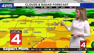 Rainy, foggy weather continues to stick around Thursday in Metro Detroit