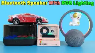 Bluetooth Speaker With RGB Lighting - Portable And Rechargeable | Unboxing & Review