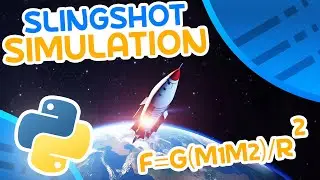 Intermediate Python Tutorial | Gravitational Slingshot Simulation