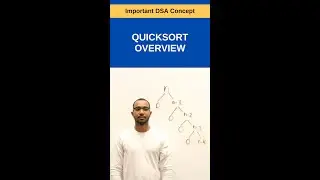 Coding Interview | QuickSort Overview #shorts #datastructures #codinginterview