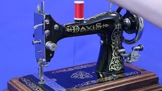 Davis Model VF Vertical Feed Antique Sewing Machine