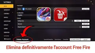 Come eliminare definitivamente l'account Free Fire (2024) | Elimina l'account Garena Free Fire