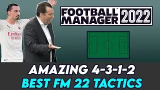 GREAT FM 22 TACTICS 4-3-1-2 | FOOTBALL MANAGER 2022