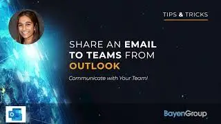 Share an Email to Teams from Outlook