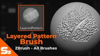 Layered Pattern Brush: ZBrush All Brushes