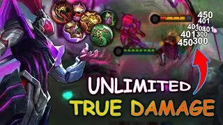 Alpha The Meta " UNLIMITED " True Damage | Super Hybrid Build 2023 | MLBB