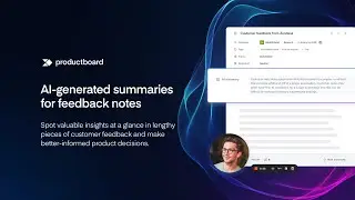 Review customer feedback faster with AI summaries