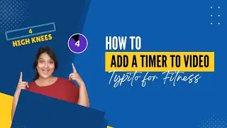 Create Animated Timer for Fitness Video [Add timer to video | QUICK, EASY & FREE]