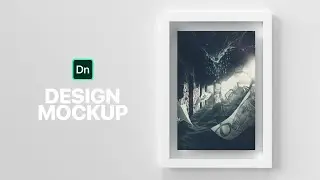 Adobe Dimension Mockup Tutorial | Photorealistic 3D Frame