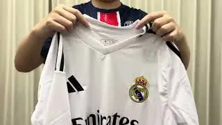 Real Madrid Home Jersey 24/25 UNBOXING + REVIEW from jereysfcsoccershop.com