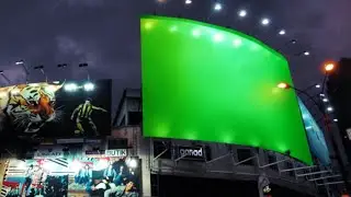 GREEN SCREEN City street Billboard animations effects hd video | Crazy Editor