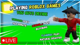 Playing Roblox games - You guys choose (chat polls) 🔴LIVE