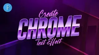 How To Create Chrome Text Effect In Pixellab + (FREE PLP TEMPLATE)