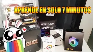 Como armar una PC GAMER tutorial explicado PASO A PASO super fácil y rápido. Athlon 3000g con B450M.