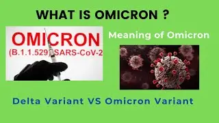 What Is Omicron ? | Meaning Of Omicron | New Variant Omicron | Covid New Variant | #omicron