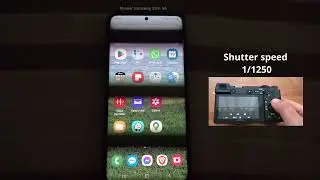 Does Samsung "Extra dim" influence vertical black bars? (Android, Display, Flicker, Shutter Speed)