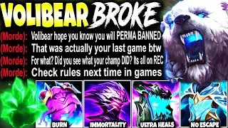 MY VOLIBEAR BUILD WAS SO BROKEN THAT MORDEKAISER SAID I WILL GET PERMA BANNED FOR THIS GAME 💀