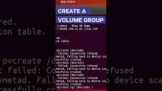 How to work with LVM - a logical volume manager - in a Linux operating system #shorts #short