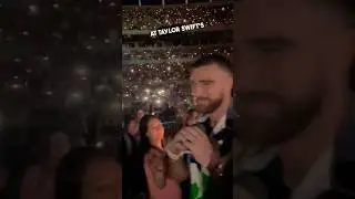 Travis Kelce at Taylor Swift’s Eras Tour concert in Argentina 🥹🫶 #shorts #taylorswift #concert