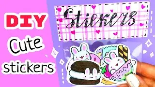 💖Diy STICKERS/Cute Kawaii Sticker Drawing