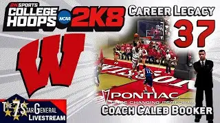 Caleb Booker Career Legacy | College Basketball 2K8 | Livestream 37