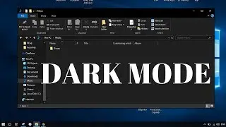 How to Get DARK MODE on your Windows 10 PC!