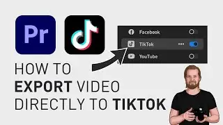 How to send video to TikTok from Adobe Premiere Pro