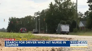 Police searching for driver who hit Garner nurse three weeks after hit-and-run