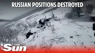 Ukraine Russia war: FPV drone finds and destroys Russian positions