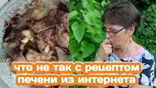 Зачем купили столько сумок? тестирую рецепт свиной печени из интернета - что в рецепте не так