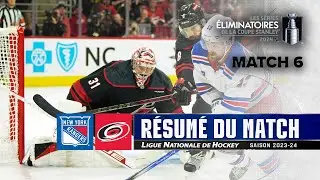 Rangers vs Hurricanes, R2, Match no 6 | Faits saillants