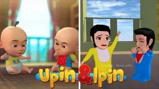 Tiru Aksi Upin Ipin Masih Bayi Lucu Sekali