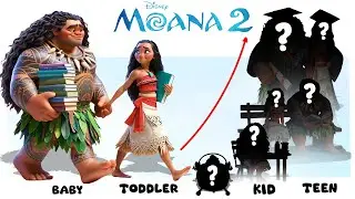 Moana 2 Growing Up Adacemy Compilation | Cartoon Wow