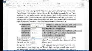 Microsoft Office WORD Tipps und Tricks für besseres Arbeiten (HD, Tutorial, Anleitung, Deutsch)