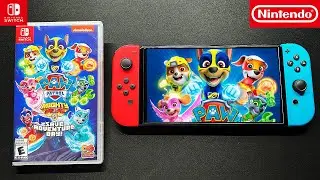 Unboxing PAW Patrol Mighty Pups Save Adventure Bay for Nintendo Switch