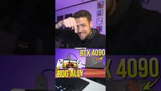 He Put an RTX 4090 in an ASUS ROG Ally!!