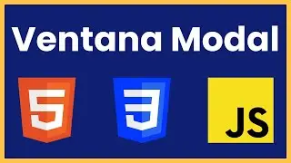 Como CREAR una ventana MODAL ✅ [ HTML CSS Y JavaScript ]