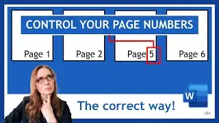 How to Start Page Number from a Specific Page in Microsoft Word | Section Breaks Made Easy!