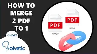 How to Merge 2 PDF Files into 1 ✅ How to Put 2 PDF Files Together  #Shorts