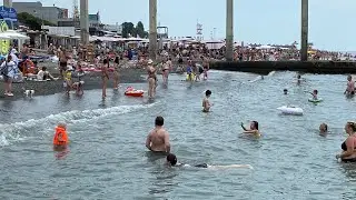 19.06.2023. Погода в Сочи в июне.Смотри на Чёрное море каждый день.