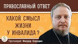 КАКОЙ СМЫСЛ ЖИЗНИ У ИНВАЛИДА ?   Протоиерей Феодор Бородин