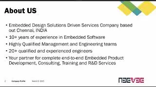 NEEVEE Technologies - Embedded Solution Driven Service Company - ODM of Embedded / IoT Products